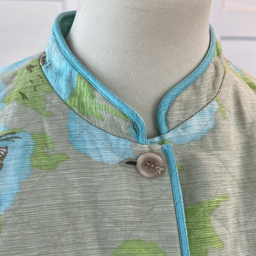 Reversible Silk Blend Quilted Jacket, Size S - Picture 13 of 17